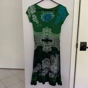 Desigual green dress